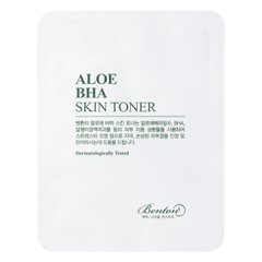 Тонер алоэ с салициловой кислотой Benton Aloe BHA Skin Toner, тестер 1.2мл Купить в Украине