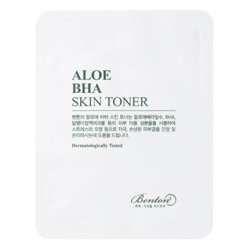 Тонер алое з саліциловою кислотою Benton Aloe BHA Skin Toner, тестер 1.2мл на KRKR.COM.UA