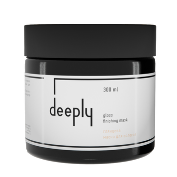 Глянцева маска для волосся Deeply Gloss Finishing Mask, 300 мл на KRKR.COM.UA