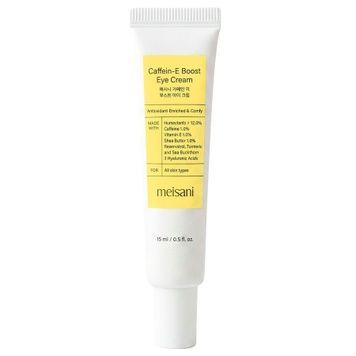Крем з кофеїном та вітаміном E для шкіри навколо очей Meisani CAFFEIN-E BOOST EYE CREAM, 15 мл на KRKR.COM.UA