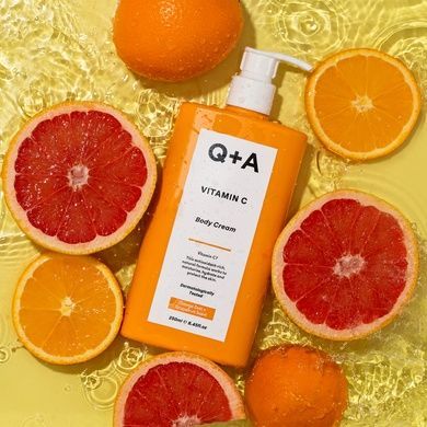 Крем для тіла з вітаміном C Q+A Vitamin C Body Cream, 250 мл на KRKR.COM.UA
