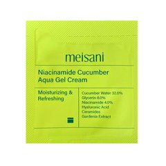 Увлажняющий гель-крем с ниацинамидом и гидролатом огурца Meisani Niacinamide Cucumber Aqua Gel Cream Купить в Украине