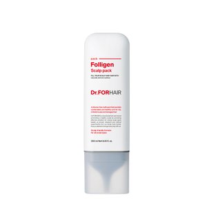 Оздоравливающая маска для кожи головы Dr.FORHAIR Folligen Scalp Pack, 250мл Купить в Украине