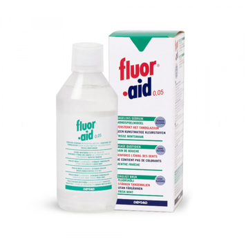 Уценка Ополаскиватель полости рта с ксилитом Dentaid Fluor-Aid 0.05%, 500 мл на KRKR.COM.UA