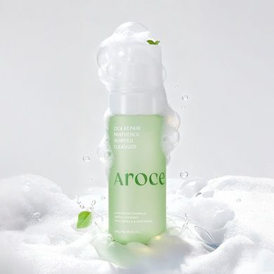 Пінка для вмивання з центелою та пантенолом Arocell Cica Repair Panthenol Whipped Cleanser, 160 г на KRKR.COM.UA