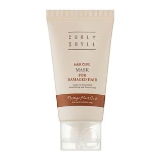 Незмивна термозахисна маска для пошкодженого волосся CURLYSHYLL Hair Cure Mask, 40 мл, Мініатюра Купити в Україні