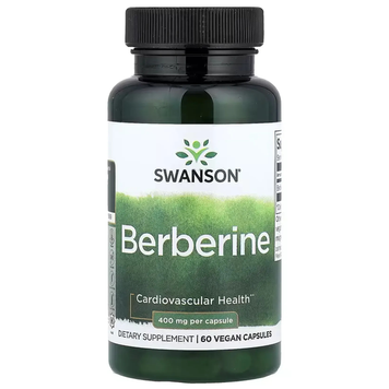 Берберин 400 мг Swanson Berberine 400mg, 60 шт на KRKR.COM.UA