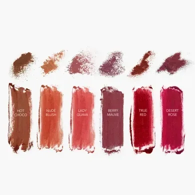 CLE Melting Lip Powder — свотчи всех оттенков
