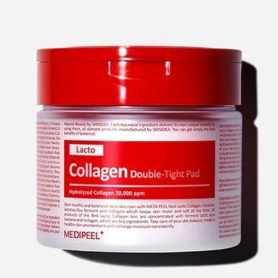 Пилинг-пады с коллагеном и лактобактериями MEDIPEEL Red Lacto Collagen Double Tight Pad, 270 мл на KRKR.COM.UA