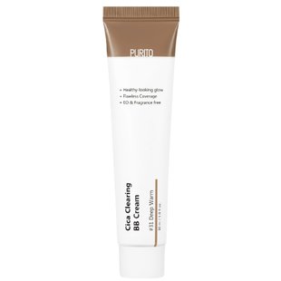 BB-крем для чутливої шкіри з центелою #31 теплий темний беж Purito SEOUL Cica Clearing BB Cream #31 Deep Warm, 30 мл Купити в Україні