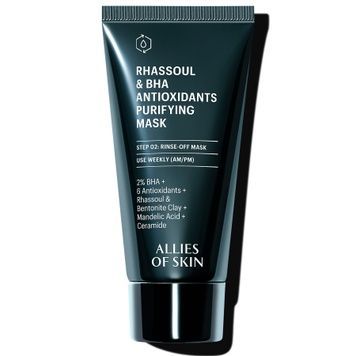 Очищуюча маска для обличчя Allies of Skin Rhassoul & BHA Antioxidants Purifying Mask, 50 мл на KRKR.COM.UA