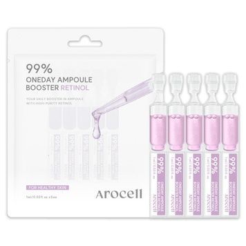 Бустер-сироватка з ретинолом Arocell 99% Oneday Booster Ampoule Retinol, 1 мл * 5 шт на KRKR.COM.UA