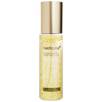 Освітлювальна гель-сироватка з койєвою кислотою та куркумою Medicube Kojic Acid Turmeric Vita Jelly Mist Serum, 100 мл на KRKR.COM.UA