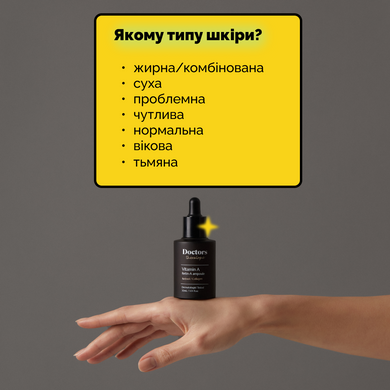 Нічна сироватка з ретинолом та фітоколагеном Doctors Retin-A Ampoule, 30 мл Купити в Україні
