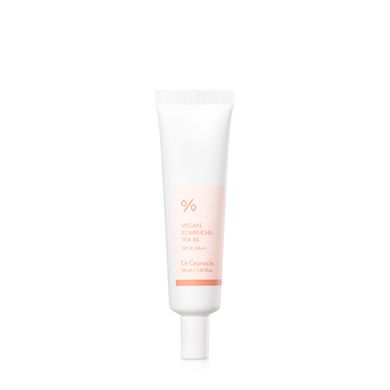 Уцінка Веганський тональний ВВ-крем з екстрактом комбучі Dr.Ceuracle Vegan Kombucha Tea BB Cream spf 30 pa+, 30 мл, класичний Купити в Україні