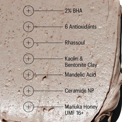 Очищуюча маска для обличчя Allies of Skin Rhassoul & BHA Antioxidants Purifying Mask, 50 мл на KRKR.COM.UA