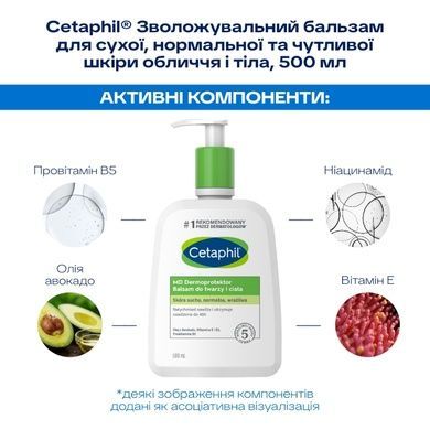Зволожувальний бальзам для сухої, нормальної та чутливої шкіри обличчя і тіла Cetaphil MD Dermoprotektor, 236 мл на KRKR.COM.UA