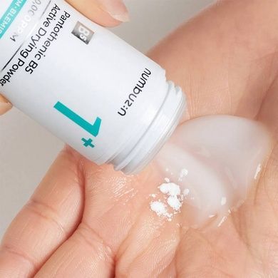 Пудра против воспалений с пантенолом и ниацинамидом Numbuzin No.1 Pantothenic B5 Active Drying Powder, 7 г на KRKR.COM.UA