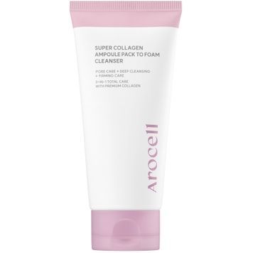 Уценка Очищающая маска-пена для лица с коллагеном Arocell Super Collagen Ampoule Pack To Foam, 120 мл на KRKR.COM.UA