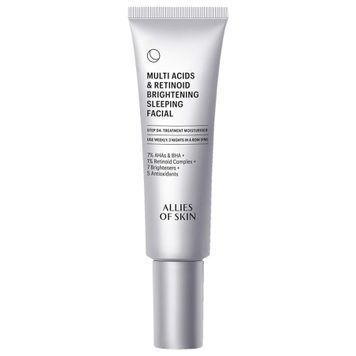 Нічний мультикислотний пілінг з ретинолом Allies of Skin Multi Acids & Retinoid Brightening Sleeping Facial, 48 мл на KRKR.COM.UA