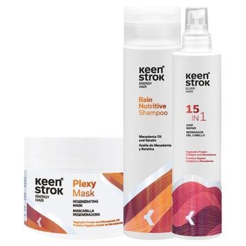 Набор для поврежденных волос Keen Strok SPRAY + Shampoo + MASK на KRKR.COM.UA