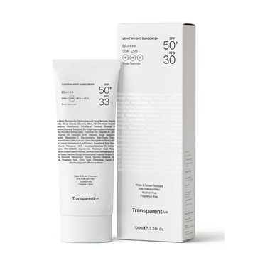 Легкий сонцезахисний крем Transparent Lab Lightweight Sunscreen SPF50+, 100 мл на KRKR.COM.UA