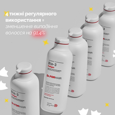 Уцінка Відновлюючий шампунь проти випадіння зі стовбуровими клітинами Dr.FORHAIR Folligen BIO 3 Shampoo, 500 мл Купити в Україні