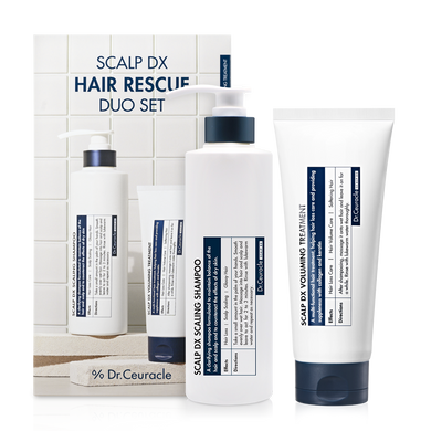 Набор для укрепления волос Dr.Ceuracle Scalp DX Hair Rescue Duo Set, 2 в 1 Купить в Украине