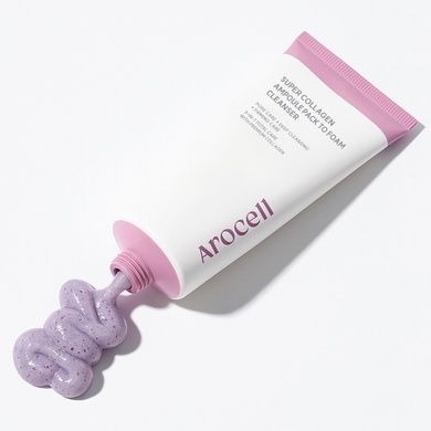 Уценка Очищающая маска-пена для лица с коллагеном Arocell Super Collagen Ampoule Pack To Foam, 120 мл на KRKR.COM.UA
