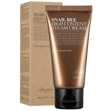 Крем с муцином улитки и пчелиным ядом Benton Snail Bee High Content Steam Cream, 50г на KRKR.COM.UA