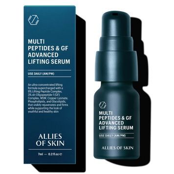 Мультипептидна сироватка з ефектом ліфтингу Allies of Skin Multi Peptides & GF Advanced Lifting Serum, 7 мл на KRKR.COM.UA