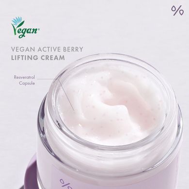 Ліфтинг крем-гель з ресвератролом та екстрактом журавлини Dr.Ceuracle Vegan Active Berry Lifting Cream, 75 г Купити в Україні