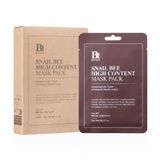 Маска с муцином улитки и пчелиным ядом Benton Snail Bee High Content Mask Pack, 10 шт на KRKR.COM.UA