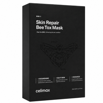 Восстанавливающая маска с пчелиным ядом celimax Skin Repair Bee Tox Therapy Mask, 25 мл * 10 шт на KRKR.COM.UA