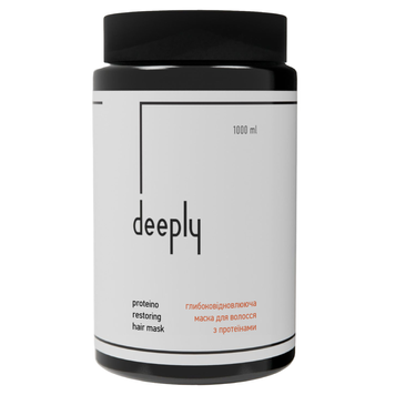 Глибоковідновлююча маска для волосся з протеїнами Deeply Protein Restoring Hair Mask, 1000 мл на KRKR.COM.UA