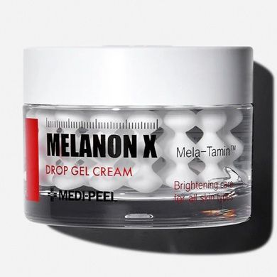 Осветляющий гель-крем для лица против пигментации MEDIPEEL Melanon X Drop Gel Cream, 50 г на KRKR.COM.UA