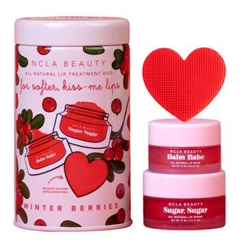 Подарунковий набір для догляду за губами &laquo;Брусниця&raquo; NCLA Beauty Winter Berries Lip Care Set, 3 в 1 на KRKR.COM.UA