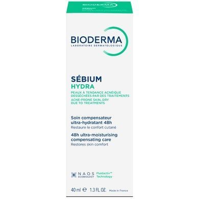 Зволожувальний крем Bioderma Sebium Hydra Moisturising Cream, 40 мл на KRKR.COM.UA