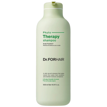 Фітотерапевтичний шампунь для чутливої шкіри голови Dr.FORHAIR Phyto Therapy Shampoo, 500 мл на KRKR.COM.UA