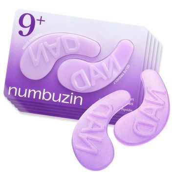 Гидрогелевые патчи с коллагеном для упругости кожи вокруг глаз Numbuzin No.9 NAD+ Collagen Under Eye Patches 5EA, 8 г * 5 шт на KRKR.COM.UA