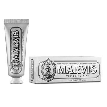 Зубная Паста Отбеливающая Мята Marvis Whitening Mint, 25 мл на KRKR.COM.UA