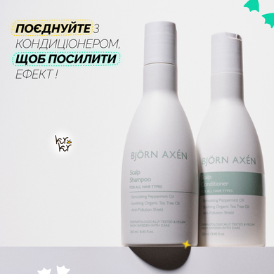 Освіжаючий шампунь для шкіри голови Bjorn Axen Scalp Shampoo, 250 мл Купити в Україні