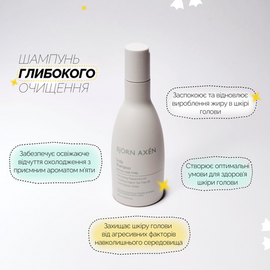 Освежающий шампунь для кожи головы Bjorn Axen Scalp Shampoo, 250 мл Купить в Украине