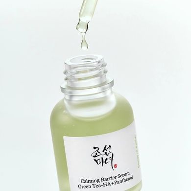 Заспокійлива сироватка із зеленим чаєм та пантенолом Beauty of Joseon Calming Serum: Green Tea + Panthenol, 30 мл на KRKR.COM.UA