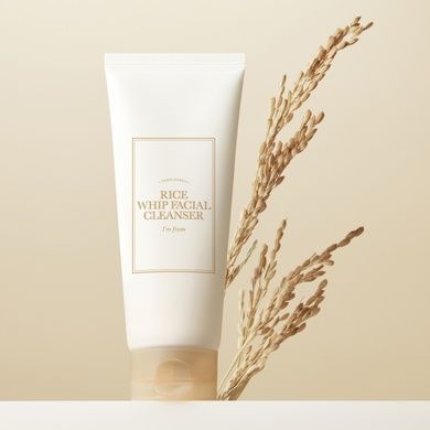 Пенка для умывания с экстрактом риса и кислотами I'm From Rice Whip Facial Cleanser, 150 мл на KRKR.COM.UA