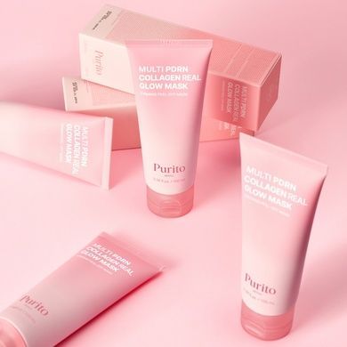 Маска-пленка для упругости и сияния Purito Seoul Multi PDRN Collagen Real Glow Mask, 100 мл на KRKR.COM.UA
