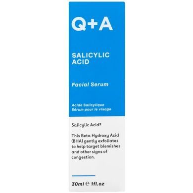 Сыворотка для лица с салициловой кислотой Q+A Salicylic Acid Facial Serum, 30 мл на KRKR.COM.UA