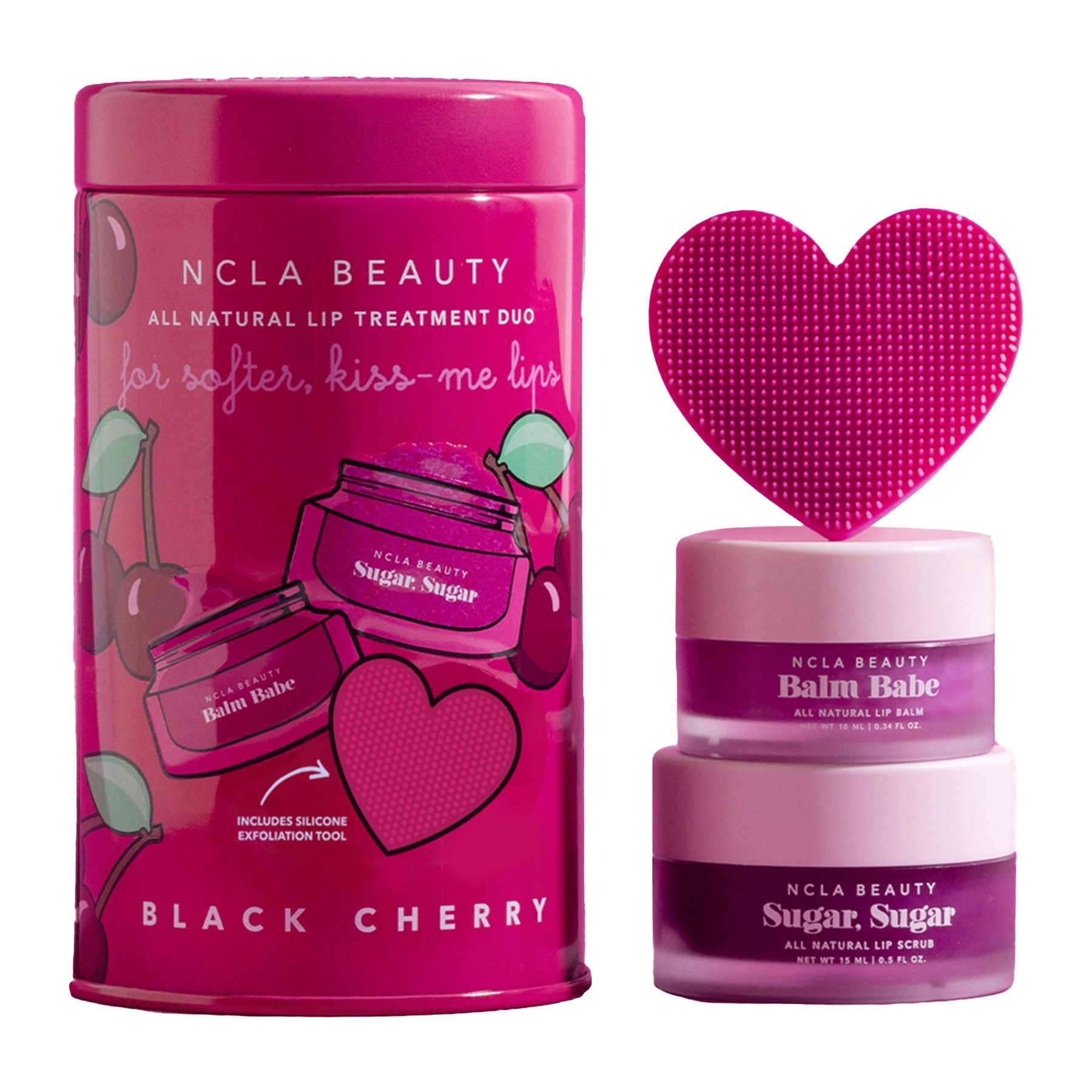 NCLA Beauty Black Cherry Lip Care Set, 3 в 1❤️купить в Киеве