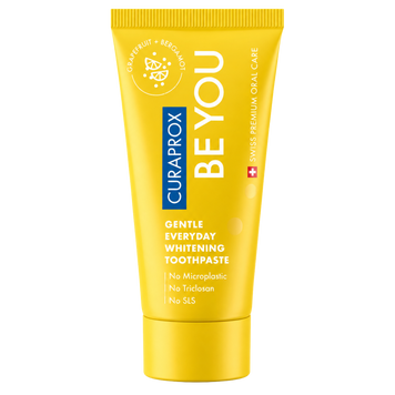 Зубна паста освітлююча Curaprox Be You "Grapefruit & Bergamot", 10 мл на KRKR.COM.UA