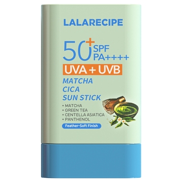 Солнцезащитный сток с центеллой и матчем LALARECIPE Matcha Cica Sun Stick, 20 г на KRKR.COM.UA